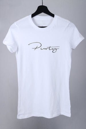 Purty Cursive T-shirt