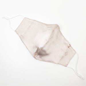 Purty Silk Face Mask in Light Pink 