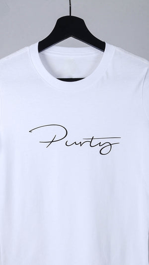 Purty Cursive T-shirt